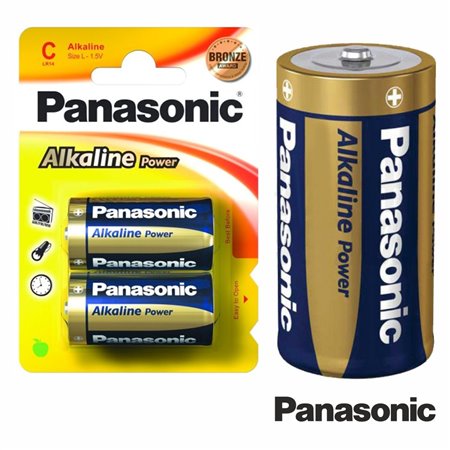 Pilha Alcalina Lr14/C 1.5V 2X Blister Panasonic