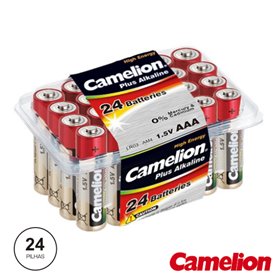 Pilha Alcalina Lr03/Aaa 1.5V 24X Blister Camelion