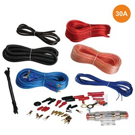 Kit De Cabos Completo P/ Amplificador/Colunas 30A