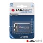 Pilha Alcalina 6Lr61/9V 9V 1X Blister Power Agfaphoto
