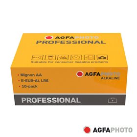Pilha Alcalina Aa 1.5V 10X Industrial Agfaphoto