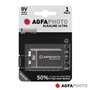 Pilha Alcalina 6Lr61/9V 9V 1X Blister Ultra Agfaphoto