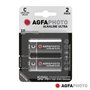 Pilha Alcalina Lr14/C 1.5V 2X Blister Ultra Agfaphoto