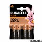 Pilha Alcalina Lr6/Aa 1.5V 4X Blisterplus 100% Power Duracel