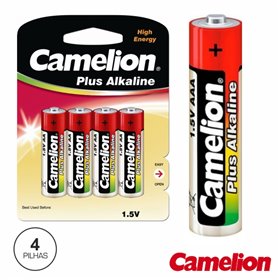 Pilha Alcalina Lr03/Aaa 1.5V 4X Blister Camelion