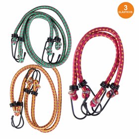 Conjunto De Elásticos De Segurança C/ Ganchos