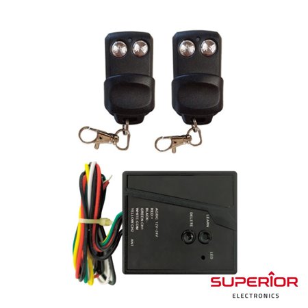 Kit Emissor Receptor De 2 Canais E 2 Comandos Interior