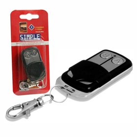 Telecomando Garagem Universal 2 Canais 433Mhz