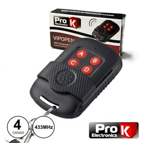 Telecomando Garagem Universal 4 Canais 433Mhz Prok