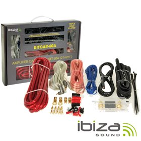 Kit De Cabos Completo P/ Amplificador/Colunas 60A Ibiza