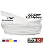 Tubo Manga Termoretráctil 2.4Mm 1.2M 50X Transparente Prok