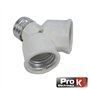Casquilho Adaptador De E27 P/ 2X E27 Prok
