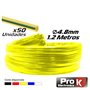 Tubo Manga Termoretráctil 4.8Mm 1.2M 50X Verde/Amarela Prok