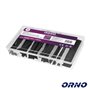 Conjunto De Tubos Manga Termoretráctil Preto 100Pcs Orno