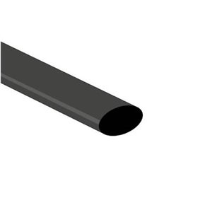 Tubo Manga Termoretráctil 1.6Mm 1.2M 50X Preto Prok