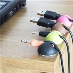 Conjunto De Organizador De Cabos Multicor 6X