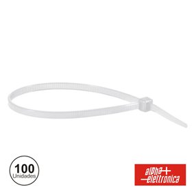 Braçadeira Plástica 2.5X80 100X Polybag