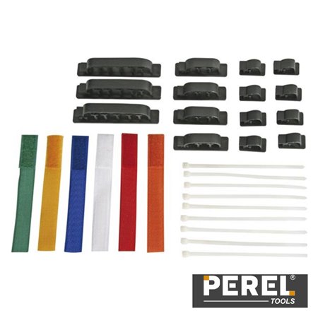 Conjunto Braçadeiras Diversas P/ Cabos 31X Perel