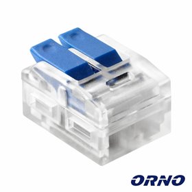 Ligador Rápido C/ Patilha 2 Condutores 0.75-4Mm² 10X Orno