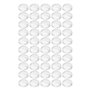 Batentes Adesivos De Silicone Transparentes 10Mm 50X