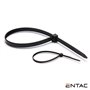 Conjunto 50 Braçadeiras Nylon 3.6X200Mm Preto Entac