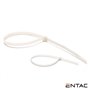 Conjunto 50 Braçadeiras Nylon 3.6X100Mm Branco Entac