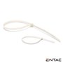Conjunto 50 Braçadeiras Nylon 4.8X200Mm Branco Entac