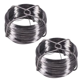 Conjunto De 2 Rolos De Arame 2X40M