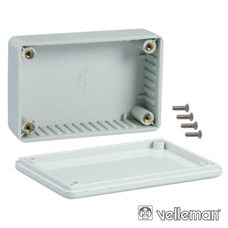 Caixa Abs Cinza Escuro 90X50X24Mm