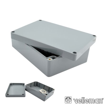 Caixa Estanque Abs Cinza Escuro 171X121X55Mm