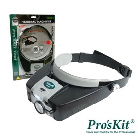 Lupa De Cabeça C/ Iluminação A Led Proskit