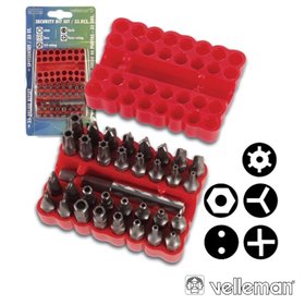 Conjunto De 33 Chaves Bit De Segurança Velleman