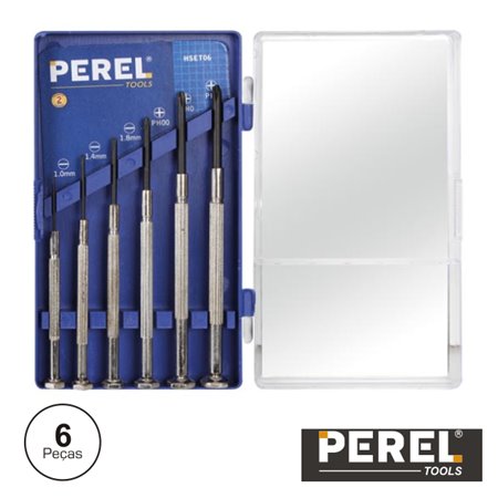Conjunto De Chaves De Fendas E Philips 6X Perel