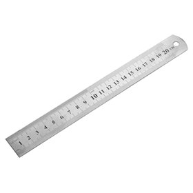 Régua Metálica 20Cm