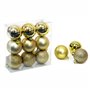 Conjunto 9 Bolas De Natal Douradas
