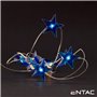 Grinalda 10 Leds Estrela Arame 2Xaa 1M Entac