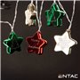 Grinalda 10 Leds Estrelas Coloridas 2Xaa 1.65M Entac