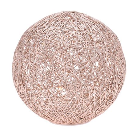 Bola Decorativa C/ 20 Leds 20Cm Dourada 3000K