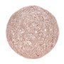 Bola Decorativa C/ 20 Leds 20Cm Dourada 3000K