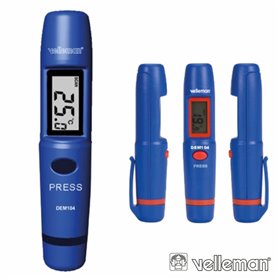 Termómetro De Bolso C/ Infravermelhos -50°C~+260°C Velleman