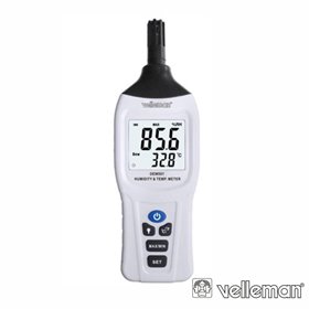 Medidor De Humidade Digital C/ Termómetro Velleman