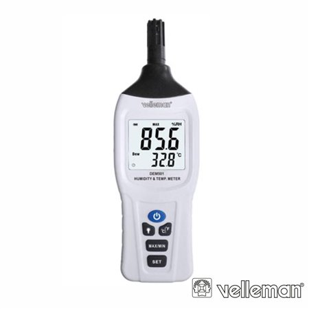 Medidor De Humidade Digital C/ Termómetro Velleman