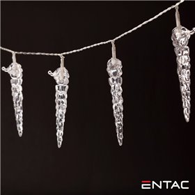Grinalda 10 Leds Estalactite 2Xaa 1.65M Entac
