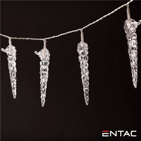 Grinalda 10 Leds Estalactite 2Xaa 1.65M Entac