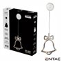 Sino Decorativo C/ Ventosa 10 Led 3000K A Pilhas Entac