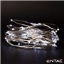 Grinalda De 80 Leds Branco Frio 4M Entac