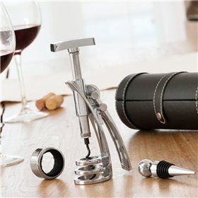 Estojo De Vinho C/ 4 Peças