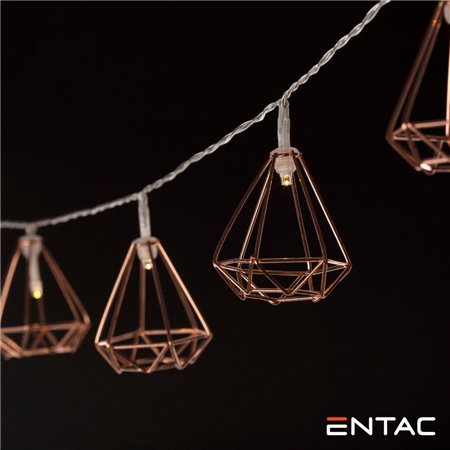 Grinalda 10 Leds Estruturas Metálicas 2Xaa 1.65M Entac