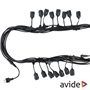 Corrente De Iluminação 15M P/ 15 Lâmpadas E27 Ip44 Avide