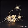 Grinalda 10 Leds Estrela Arame 2Xaa 1M Entac